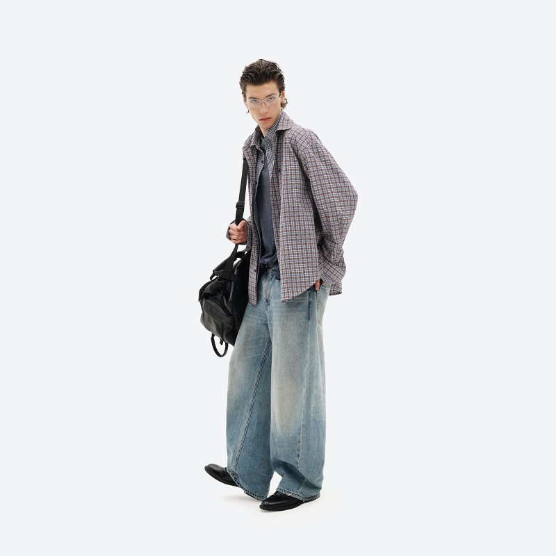 Layered Check Shirt
